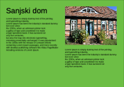 Sanjski dom V notranjosti