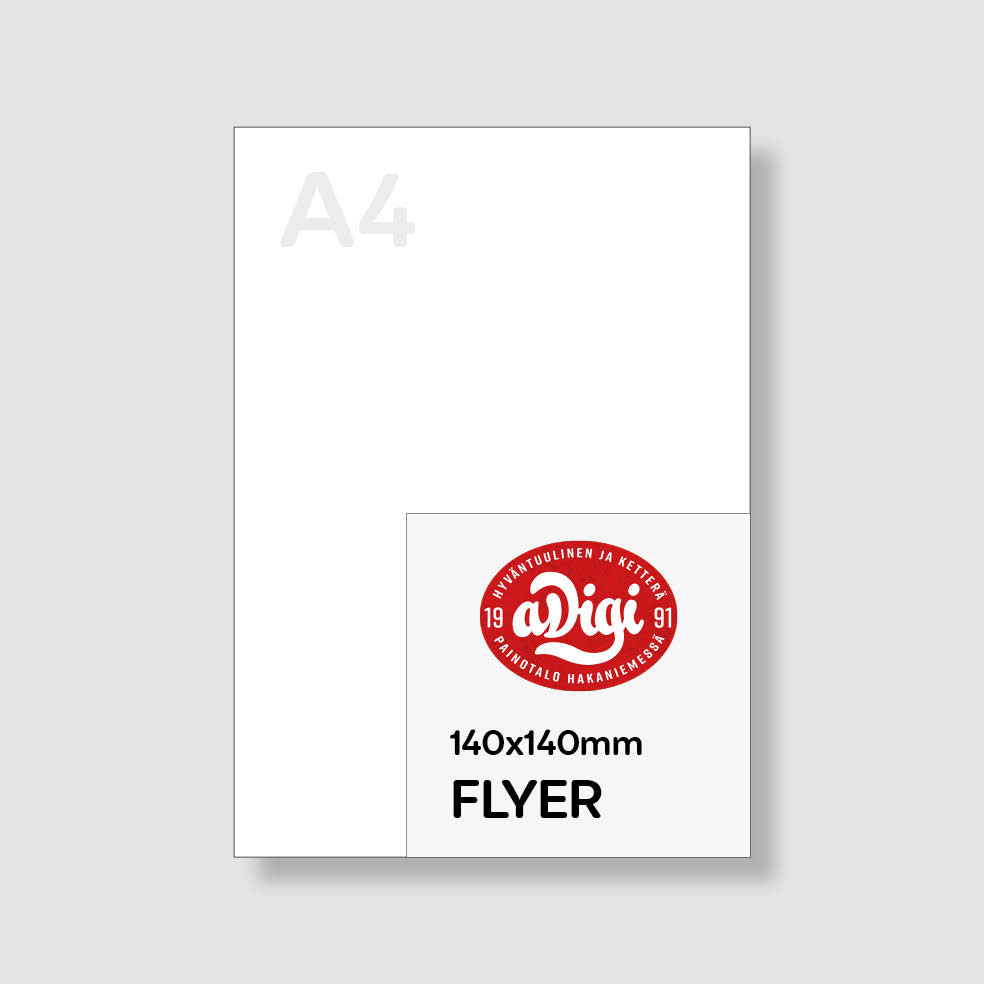 Flyer 140x140mm - Square