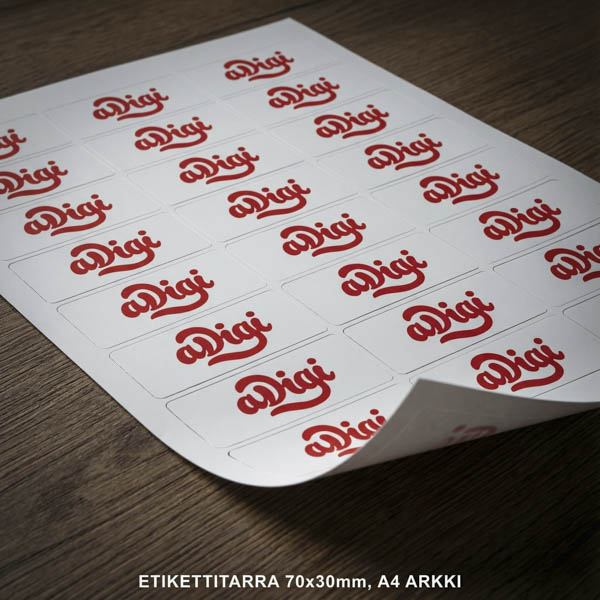 Etikettitarra 70x30mm
