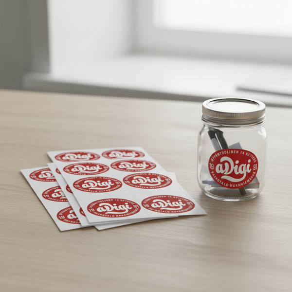 Etikettitarra peruskoko