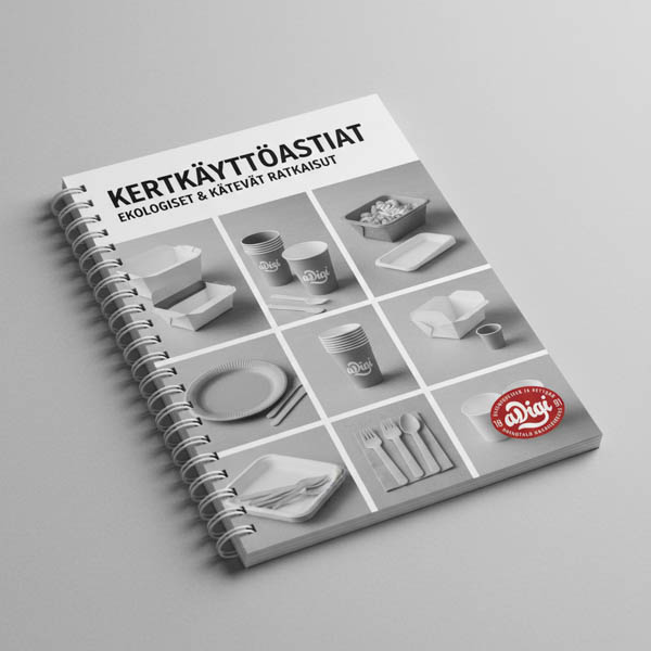 Kierrevihko A5 - Mustavalkoinen Kierrevihko A5 - Mustavalkoinen painettuna – ammattimainen sidonta | aDigi Painotalo Helsinki