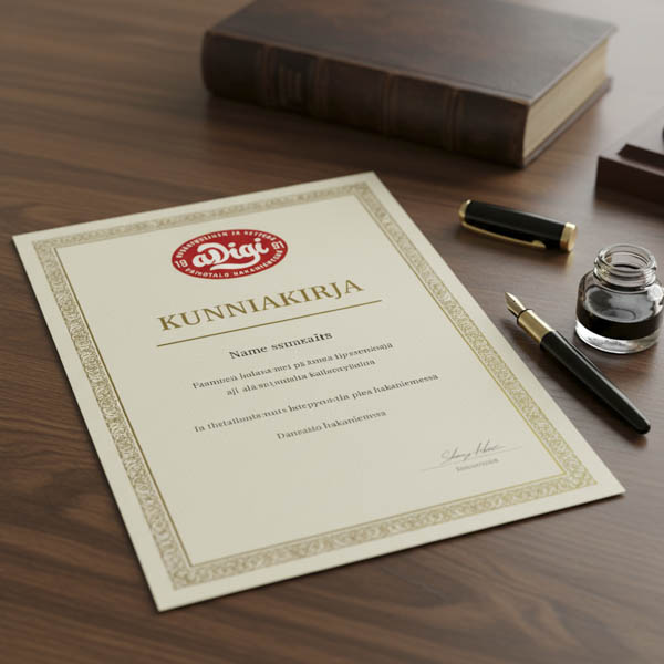 Certificate, Merit Award, Award