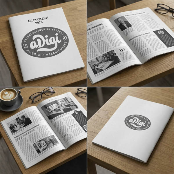 Saddle-stitched booklet A4