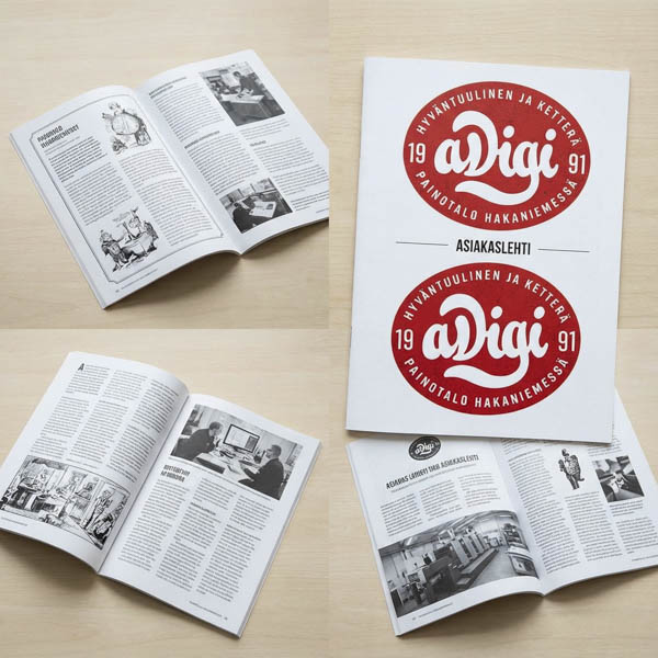 Magazine – Black & White Inner Pages