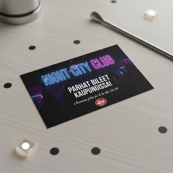 Promo Card 55×90 mm