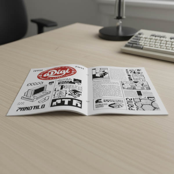 Saddle-stitched Print Booklet A4