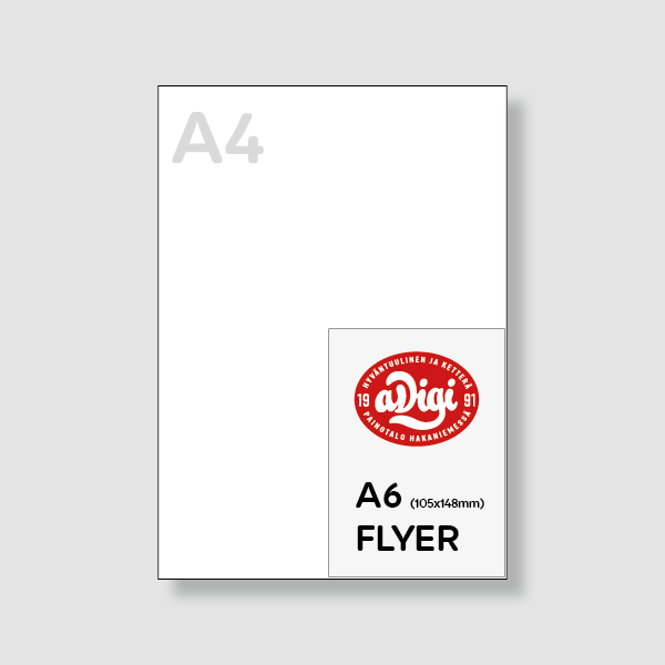 Flyer A6 malli