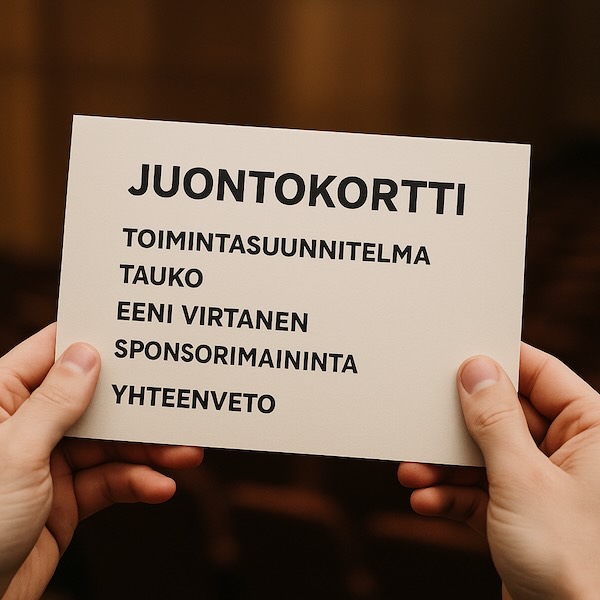 Host Cards printed – professional event use | aDigi Print Helsinki