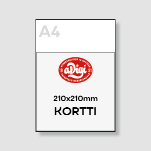 210x210mm Kortti