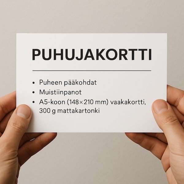 Puhujakortti