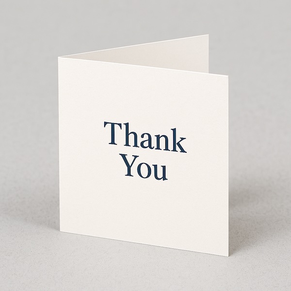 Folded Thank You Card Pro