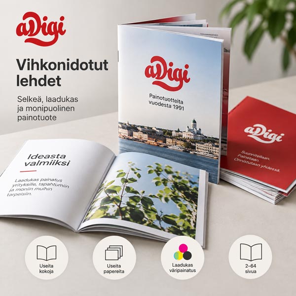 Vihkonidottu painettu lehti