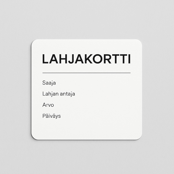 Lahjakortti Pro