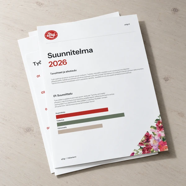 A4 Tuloste värillinen
