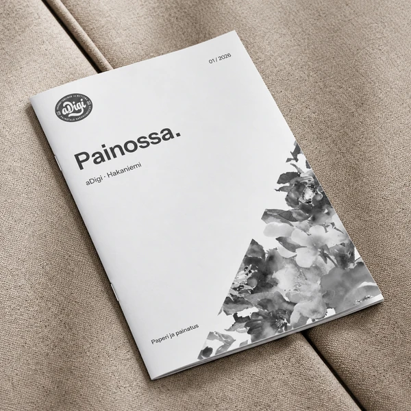Tulostelehti A5 mustavalkoinen