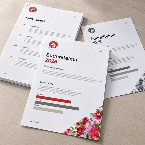 Printed sheets on 90 gsm paper
