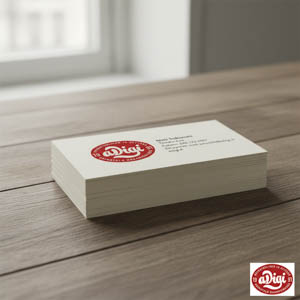 Business cards – 100% recycled cardboard