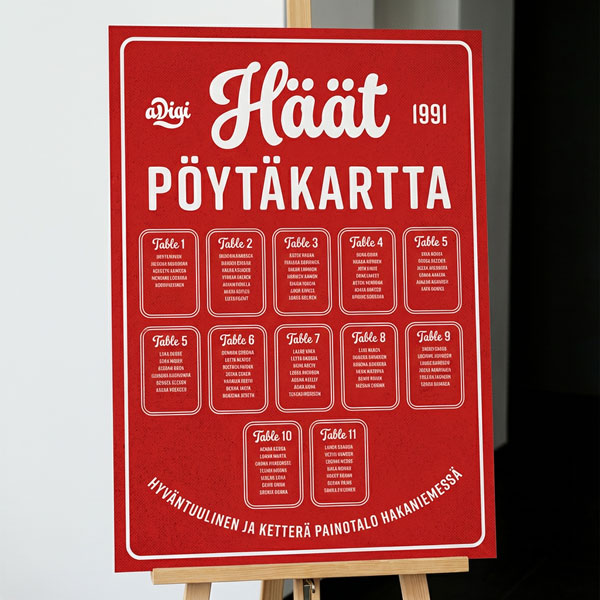 Wedding Seating Chart