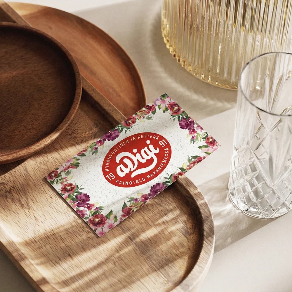 Business cards – 100% recycled cardboard