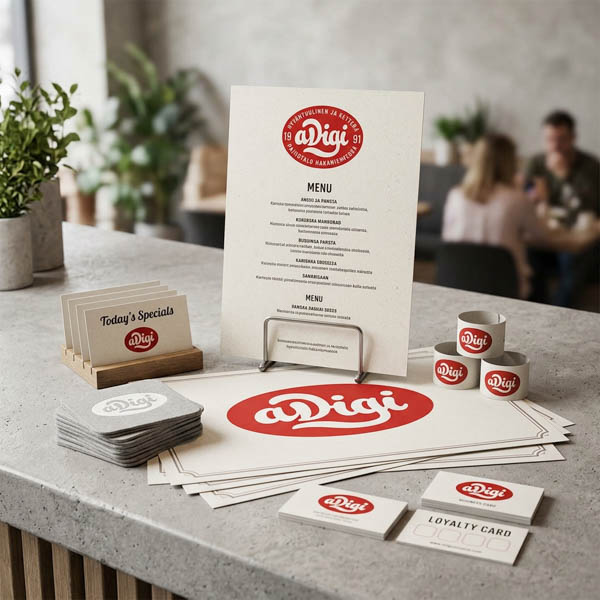 Restaurant Print Products