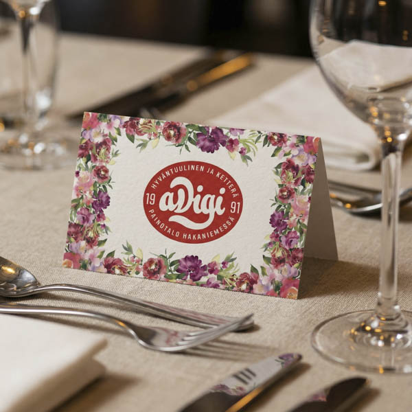 Foldable Place Cards