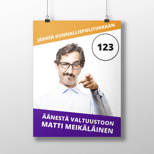 500x700 mm Campaign Poster