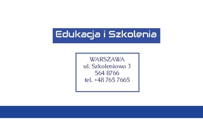 Edukacja i szkolenie