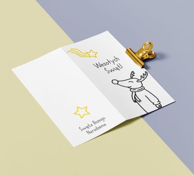 Świąteczny renifer