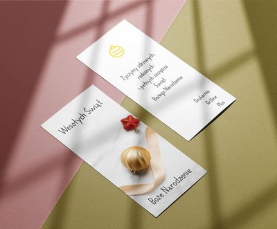 świąteczna wstążka