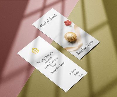 świąteczna wstążka