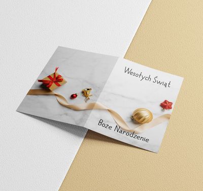 świąteczna wstążka