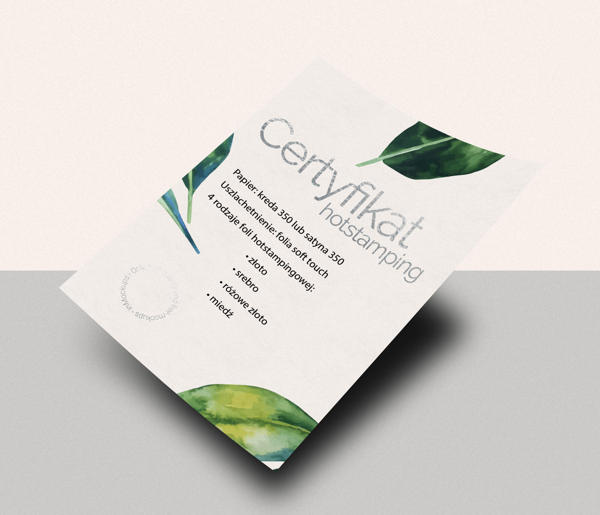 Certyfikat Rose Silver