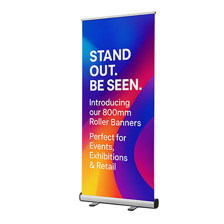 800MM ROLLER BANNER PRINTING