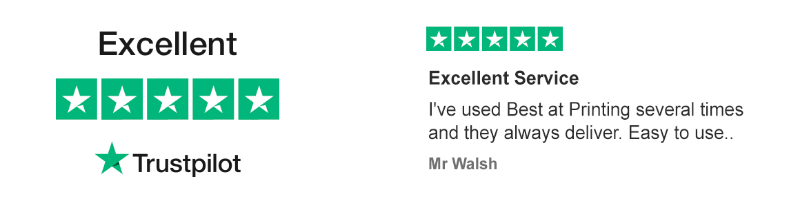 Rated 5 Stars on Trust Pilot