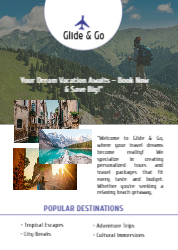 Travel Flyer