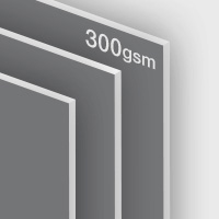 300gsm Silk coated card
