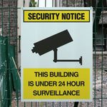Building Security Sign