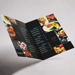 Half Fold Menu printing