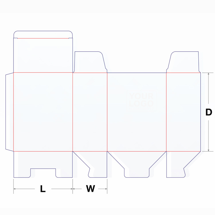 Product Box with snap lock base 2