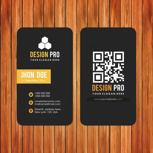 Business Cards with QR code