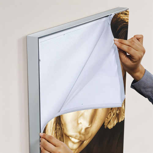 Backlit textile banner