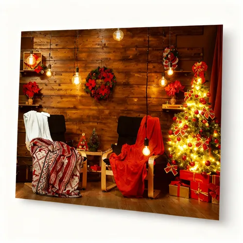 Christmas Backlit wall 2x2m