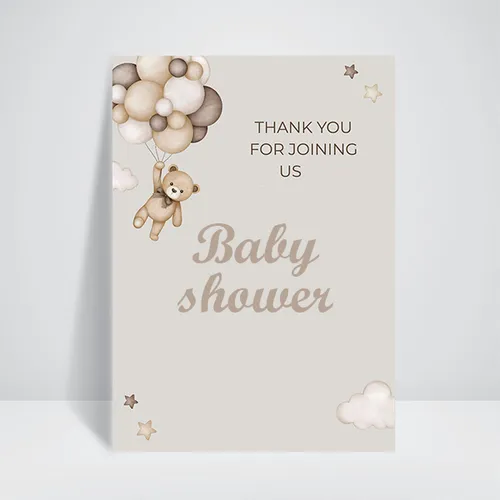 Baby shower event sign
