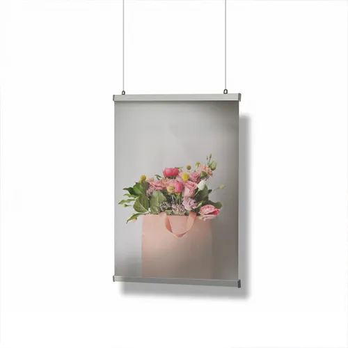 Hanging poster
