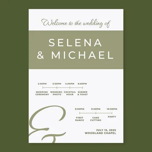 Green Guest card. Zelena karta za gosti