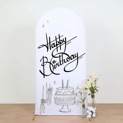 Happy Birthday arch arka za rozden den