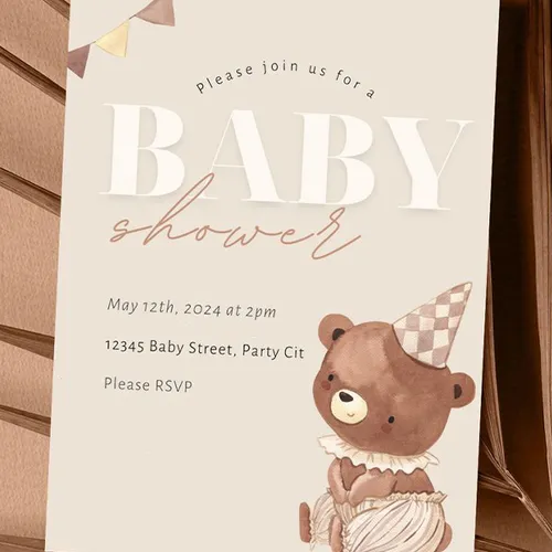 Cute baby shower invitations. Sladki pokani za bebeshko parti