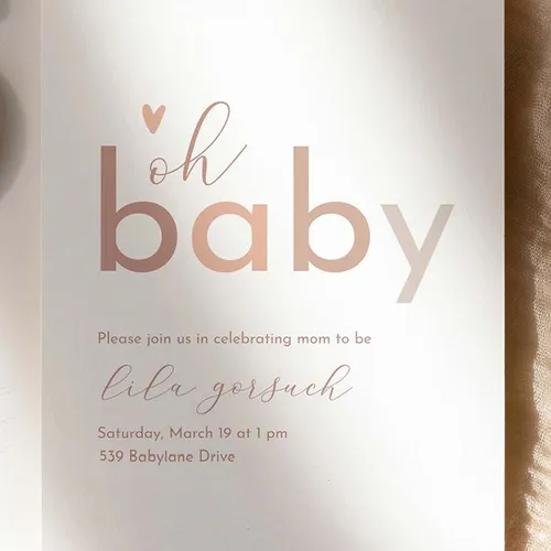 Classy Baby shower invitations. Elegantni pokani za bebeshko parti