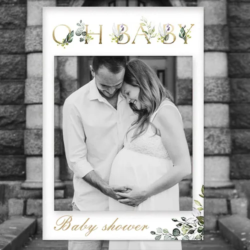 Beautiful baby shower photo frames. Krasivi fotoramki za bebeshko parti