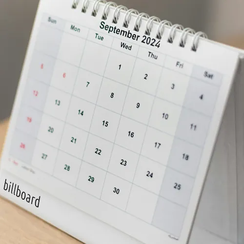 White Desk Calendars. Bql kalendar